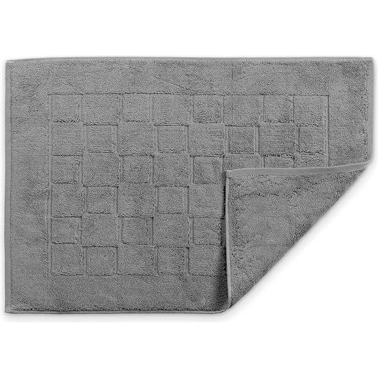 Badmatten Hotel Douchemat - 50x70 cm - Grijs - Geruit - Badtapijt Badmat Badmat Wasbaar