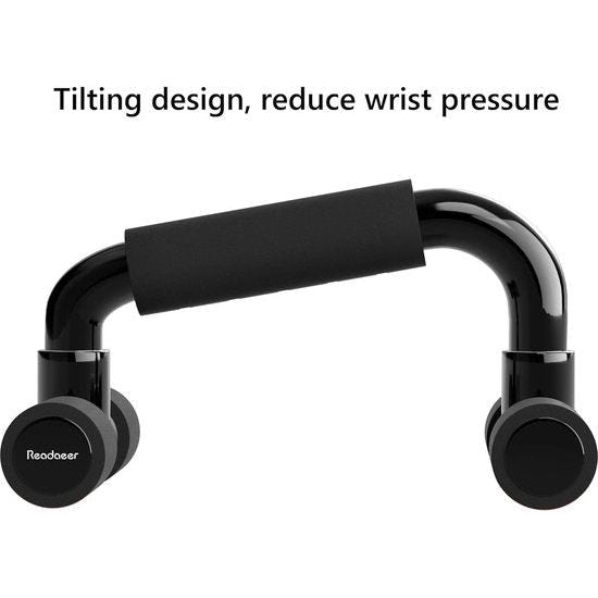 Push-up handgrepen push up stand bars push-ups (zwart)