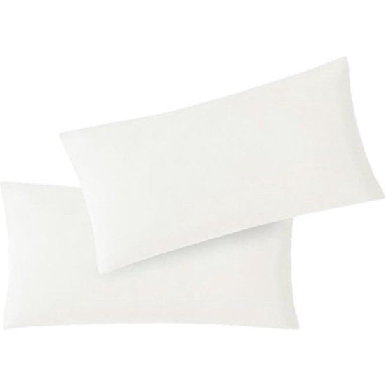 jersey kussensloop, set van 2, voordeelpak met ritssluiting, hoogwaardige kwaliteit, wit, 40 x 80 cm vertaling: jersey kussensloop, set van 2, voordelig pak met ritssluiting, hoge kwaliteit, wit, 40 x 80 cm