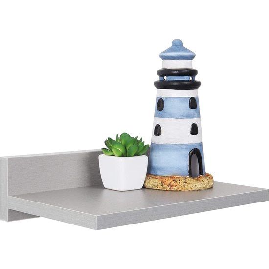 Wandplank 30 x 8 x 19 cm, houten plank, grijze boekenplank, organisator boekenkast, wandplank, plantenplank, woonkamer Vertaling: Muurplank 30 x 8 x 19 cm, houten plank, grijze boekenplank, organisator boekenkast, muurplank, plantenplank, woonkamer