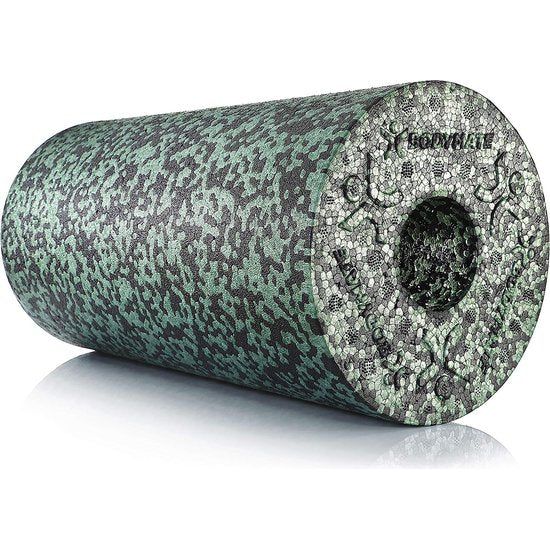 professionele fascia rol standaard medium-hard, lengte 30 cm, diameter 15 cm, met gratis e-book, zwart