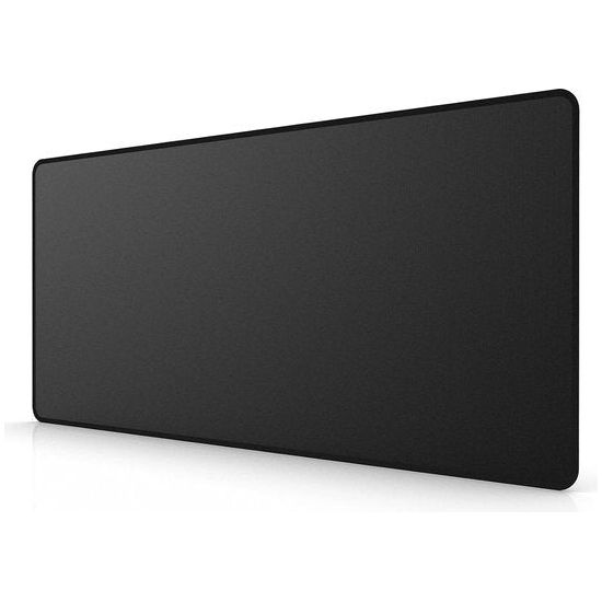 Muismat (800 × 300 × 3 mm) Verlengde grote muismat bureauonderlegger, genaaide randen muismat, antislip rubberen basis, gaming muismat XL.
