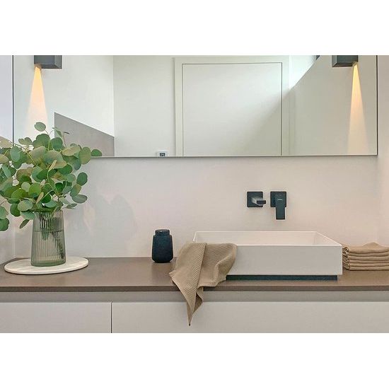 Set van 10 gastendoekjes wafelpiqué, 100% katoen, 30x50 cm, cappuccino