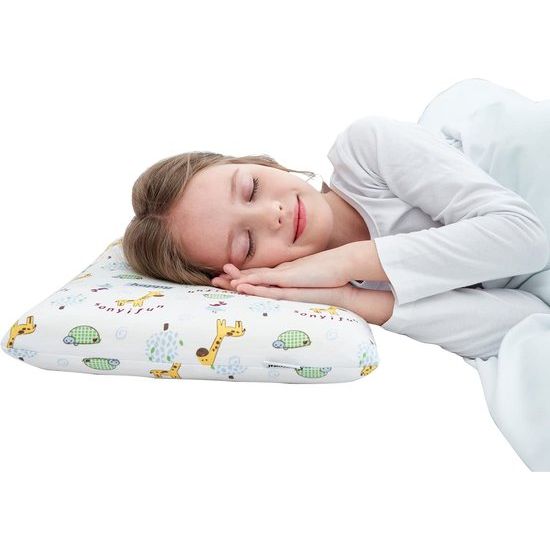 Kinderhoofdkussen 30x50 Oeko-Tex Memory Foam kussen met zachte katoenen overtrek