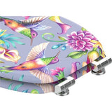 Wc-bril met softclosemechanisme, ruime keuze, hoogwaardige oppervlak, eenvoudige montage, stabiele scharnieren, kolibrie