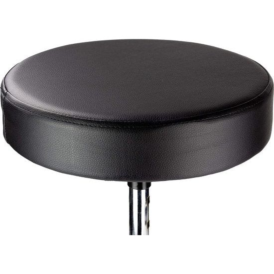 Verstelbare trommelkruk met gevoerde zitting