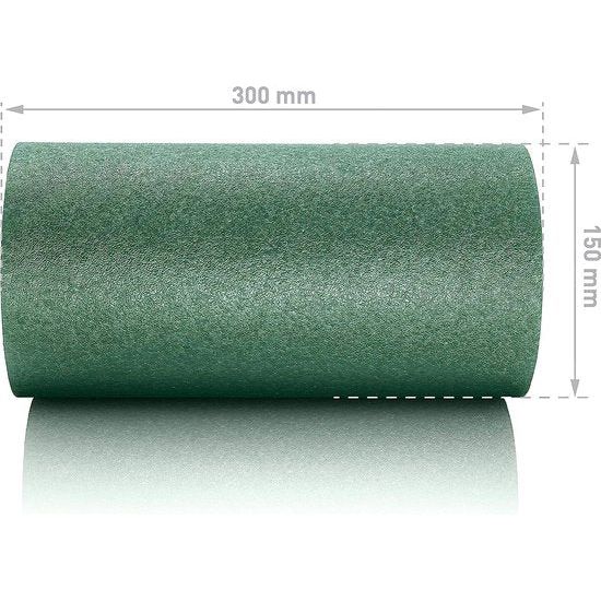 professionele fascia rol standaard medium-hard, lengte 30 cm, diameter 15 cm, groen