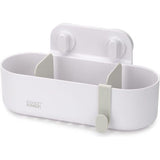 Duo douche caddy rek organizer, badkamer opslag voor douche accessoires, wit, groot