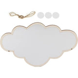 Kinderspiegel, decoratieve wandspiegel, spiegelstickers, wandspiegel, 3D-wolken, voor thuis, woonkamer, slaapkamer, moderne decoratie, wolk, 3D-wolken, 3D-decoratie (wolk)