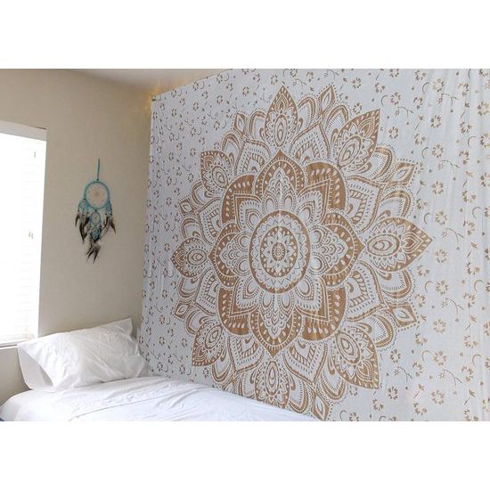 Materiaal en maat: 100% nieuw en hoogwaardig wandtapijt, gemaakt van hoogwaardig 100% biologisch katoen