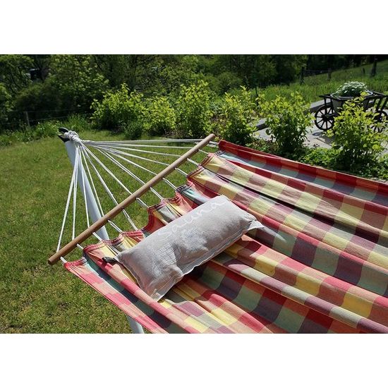 Saunakussen en reiskussen, 40 x 22 cm, linnen/katoen, gemaakt in Finland