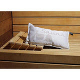 Saunakussen en reiskussen, 40 x 22 cm, linnen/katoen, gemaakt in Finland