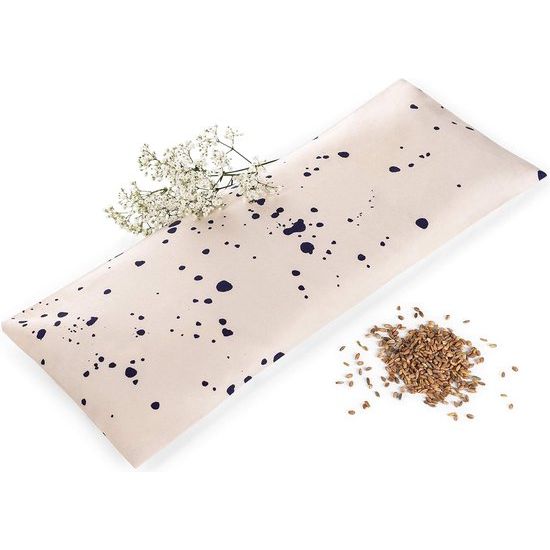 Warmtekussen, korrelkussen, met wasbare katoenen overtrek, voor ontspanning van de spieren, nekkussen voor de opslag van warmte en koude