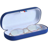 Hardcase brillenkoker, PU lederen brillenetui, krasbestendige draagbare brillenbox met reinigingsdoek, harde schaal, etui, brillenorganizer, brillenopslag voor zonnebril leesbril