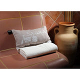 Saunakussen en reiskussen, 40 x 22 cm, linnen/katoen, gemaakt in Finland