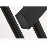 ACCSTORE Kledingrek Rail metalen kledingrek vrijstaande hanger dubbelpolige slaapkamer kledingrek met onderste opbergplank voor dozen schoenen,zwart