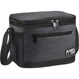 Lunchtas geïsoleerd voor mannen, 7,8 liter, koeltas, picknicktas met verstelbare schouderriem, thermotas, lekvrij, opvouwbaar, voor werk, fitness, onderweg, school