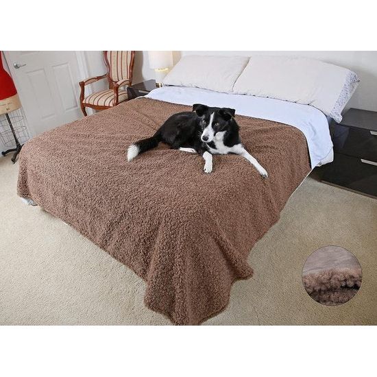 Waterdichte deken, sprei, bed, sofaplaid, knuffelhoes, bankovertrek, waterafstotend, woondeken, deken, sherpa-deken voor bed, bank, 203 x 152 cm