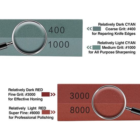 Slijpsteen Set Japanse Messenslijper Steen Slijpsteen 400 1000 3000 8000 Slijpsteen voor messen Wetstones voor het slijpen van messen