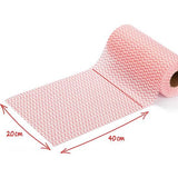 3 x 50 poetsdoeken op rol, reinigingsdoeken voor keuken, badkamer en huishouden, multifunctionele doeken [keuze varieert], 150 vellen - 20 x 40 cm - 3 kleuren