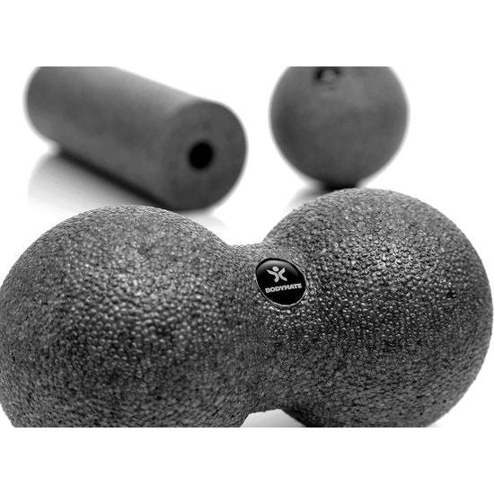 Fascia MINI-SET Carbon Grey - Mini Fascia-rol L15xD6cm, Ball D8cm en Duo Ball D8cm in een set