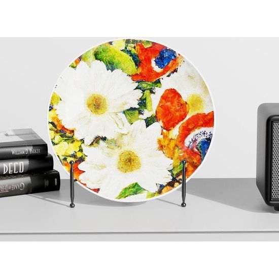 Bordenstandaard en houder displaystandaard, 30,5 cm, zwarte ijzeren fotolijst standaard voor presentatie, inklapbare en draagbare schildersezelstandaard voor op tafel (set van 2)