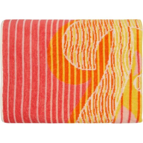 Biologische katoenen decoratieve strandhanddoek, hoogwaardige strandhanddoek, zacht en absorberend, sneldrogende grote badhanddoek, handdoek, Oeko-Tex gemaakt in groen & GOTS gecertificeerd (75 x 150 - strandvrouwen)