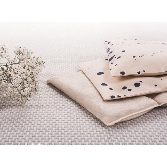 Warmtekussen, korrelkussen, met wasbare katoenen overtrek, voor ontspanning van de spieren, nekkussen voor de opslag van warmte en koude