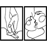 Metalen Muurkunst, Wanddecoratie, Metalen Muurfoto, Silhouet Wanddecoratie, Menselijk Gezicht Draad Kunst Decoratie, Abstract Menselijk Gezicht Huisdecoratie, Kamerdecoratie, Slaapkamer Decoratie