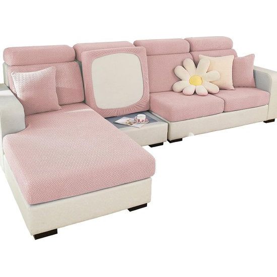 Bankovertrek stretch bankovertrek, universeel, elastisch, antislip, voor sofakussen, L-vormig, chaise longue, meubelbescherming Bankovertrek stretch, universeel, elastisch, antislip, voor sofakussen, L-vormig, chaise longue, meubelbescherming.