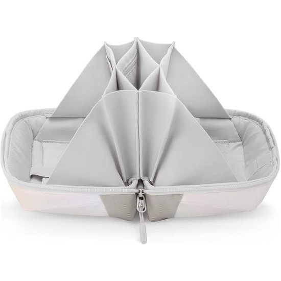 Elektronica Case, spatwaterdichte accessoiretas, gadget organizer tas, USB-kabelorganizer, reisvriendelijk, AB03007, wit, Accessoiretas