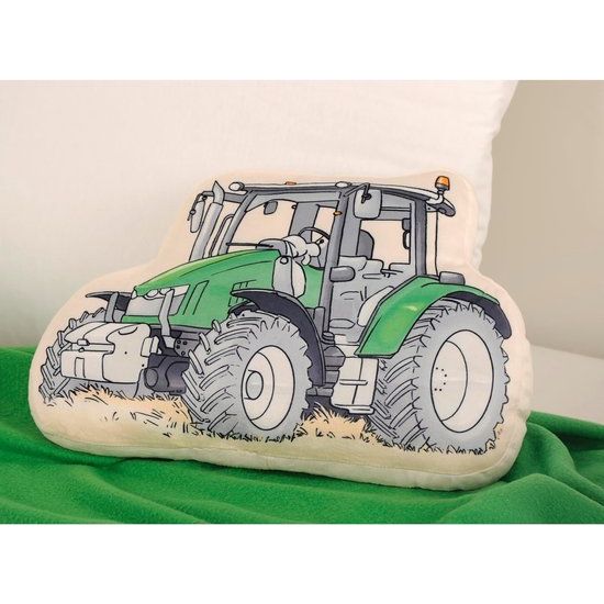 Contourkussen Tractor, ca. 36 x 24 x 5 cm, polyester, vormkussen