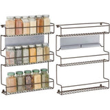 Make-up Organizer – opbergdoos met 3 schuifladen voor oogschaduw, lippenstift en nog veel meer. – Make-up box van kunststof voor de badkamer, marmerkleur., Bronskleuren, Verpakking van 2