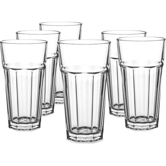 320 ml, set van 6 longdrinkglazen, drinkglazen, highballglas, waterglazen, cocktail, perfect voor thuis, restaurants en feestjes, glazenset, klassieke vorm