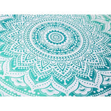 Roundie Indiase mandala, rond, strandlaken, sprei, picnic, wandtapijt, hippie, boho, zigeuner, katoen, tafelkleed, 177,8 cm