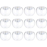 12 Pack Theelichtkaars Houder Bubble Tafelblad Glas Theelichthouder Helder Votief Kandelaar Tafel Centerpieces voor Kerstmis Halloween Bruiloft Receptie Decoraties