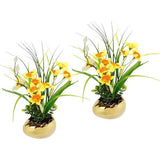 Arrangement Narcissen in een ei Lente kunstbloem Narcis Kunstbloem Bloemdecoratie Lente decoratie Paasdecoratie Narcis Lente Paas tafeldecoratie Middenstuk Lentebloeiers Lentebloeiers