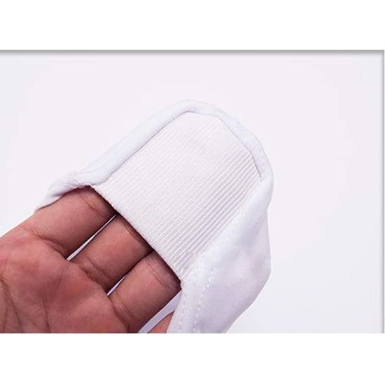 Statafelhoezen, set van 2 stretchhoezen, tafelhoes, statafelhoezen, decoratie voor cocktailparty, bruiloft, banket, (70 x 110 cm, wit)