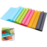 Antibacteriële koelkastmatten, anti-vocht, koelkastpad, anti-schimmel, antibacteriële koelkastmatten, wasbaar en doe-het-zelf, op maat te snijden, 10 stuks