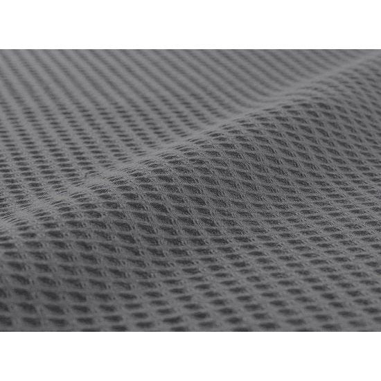 Deken van katoen, wafelpiqué, lichte knuffeldeken van 100% katoen, luchtige plaid, veelzijdig inzetbaar, onderhoudsvriendelijke deken, grijs, 150 x 200 cm