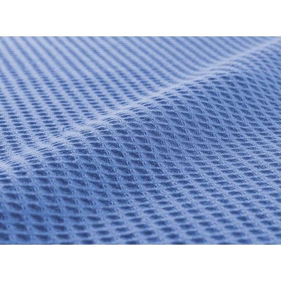 Deken van katoen, wafelpiqué, lichte knuffeldeken van 100% katoen, luchtige plaid, veelzijdig inzetbaar, onderhoudsvriendelijke deken, Marina, 150 x 200 cm