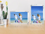 Magnetische Fotolijsten 13x18cm Acryl Fotolijsten 10+10mm Dikte Bureautafel Helder - Pakket van 3
