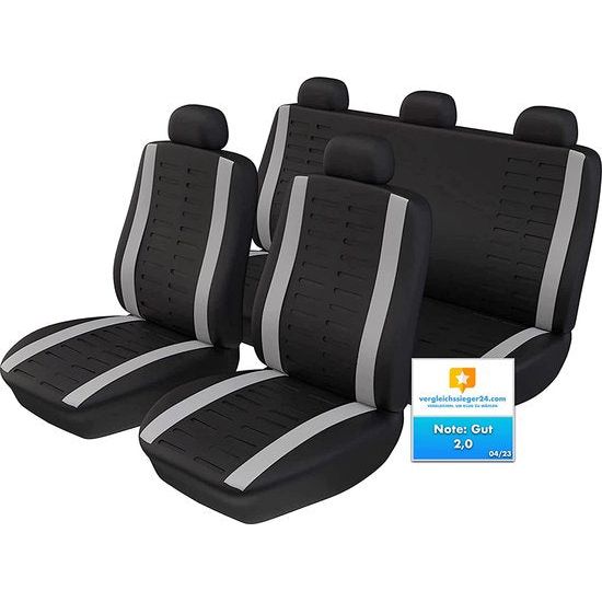 autostoelhoezen, geschikt voor zij-airbags, autoaccessoires, voor voor- en achterstoelen, universeel, voor autostoelen en stoelen