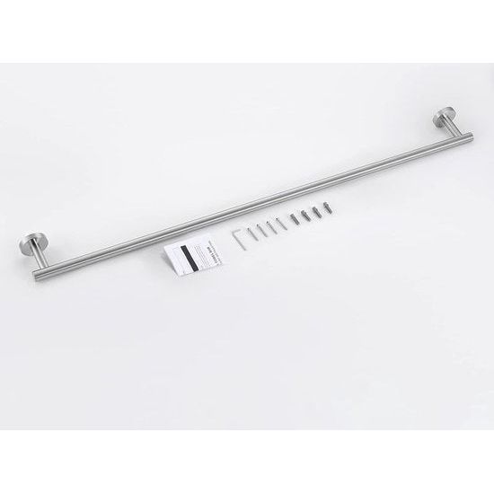 Towel Rail Stainless Steel Bath Towel Holder 90 cm Wall Mounted Brushed A2000S90-2