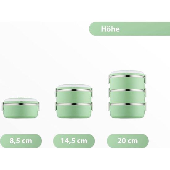 Reisvoerbak van roestvrij staal, set van 3, 1500 ml (3 x 500 ml, 3 x ca. 300 g), hondenbak voor onderweg, draagbare voederbak, praktische reisbak voor buiten en dagelijks gebruik