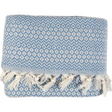 Eenpersoonsbed, sprei, lichtblauw, blauw, katoen, bankdeken, knuffelige tv-deken, bankdeken, bankdeken, omkeerbaar deken, sprei, bankdeken, zomerdeken, 150 x 200 cm