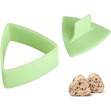 Driehoek Sushi-vorm Sushi Mold Maker Driehoek Sushi Rijst Ball Vorm Accessoires DIY Tool (Lichtgroen)