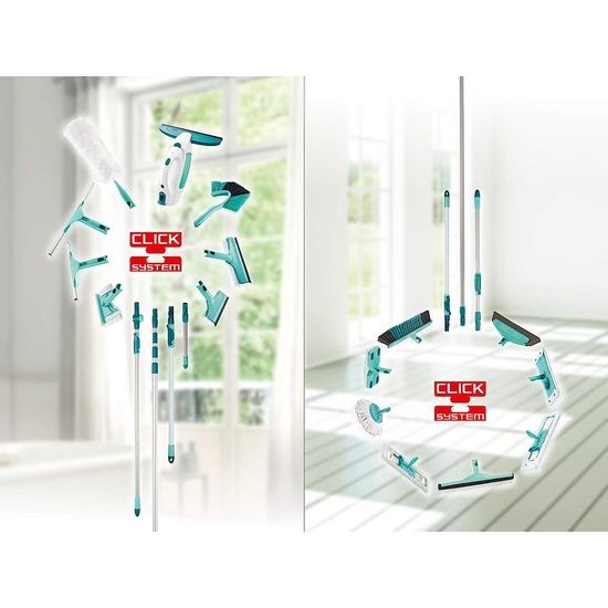 Set Clean Twist M Ergo 2.0, vloerwisser met Supersoft overtrek voor mistvochtige reiniging op parket, laminaat en echt hout, dweil met kliksysteem, mop met centrifugetechnologie