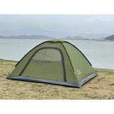 Campingtent voor 4 personen, licht, stabiel, waterdicht, 4-persoons koepeltent - ventilatiesysteem, muggenbescherming