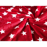 Warm Winter Star omkeerbaar beddengoed Nicky-Teddy 'Cashmere Touch' Coral Fleece in verschillende kleuren en maten, kleur: wijnrood, maat: 135 x 200 cm.